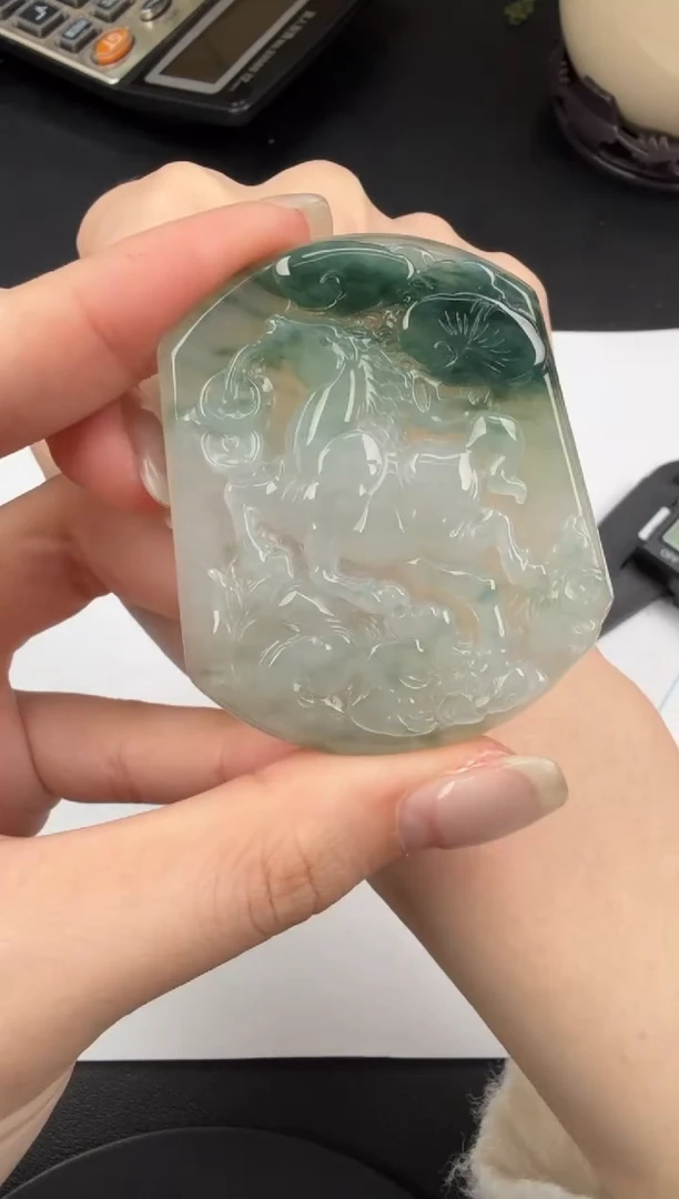 吊坠(不含链)未镶嵌翡翠9**8翡翠饰品-190