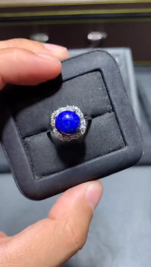 青金石未镶嵌戒指G28