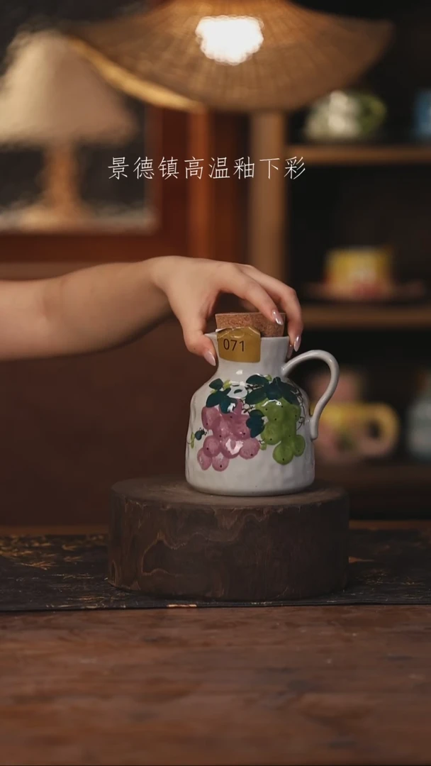 景德镇高温釉下手绘陶瓷071