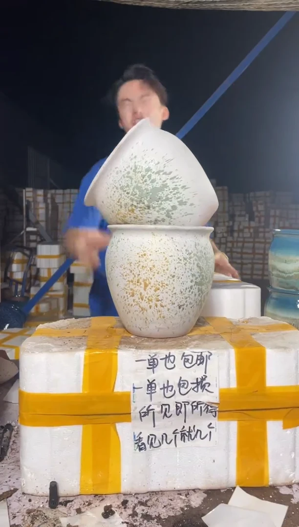 紫砂花盆紫砂花盆宜兴紫砂粗陶花盆18*19
