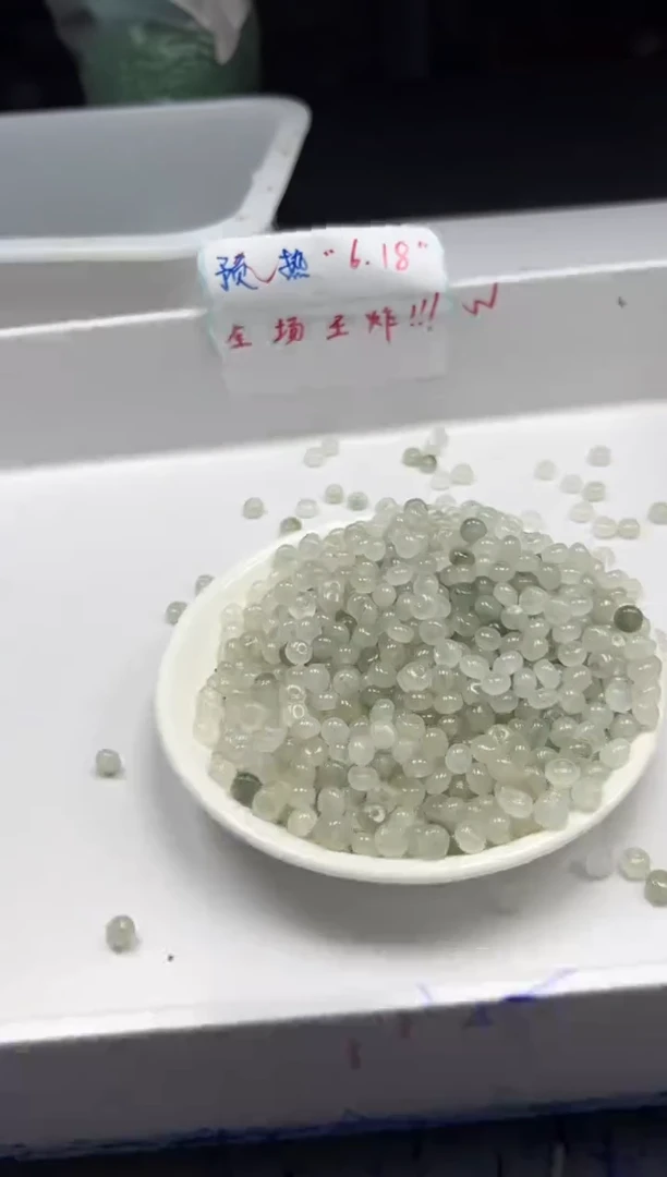 玛瑙/玉髓颈饰未镶嵌w804天山翠算盘6*4mm*50颗