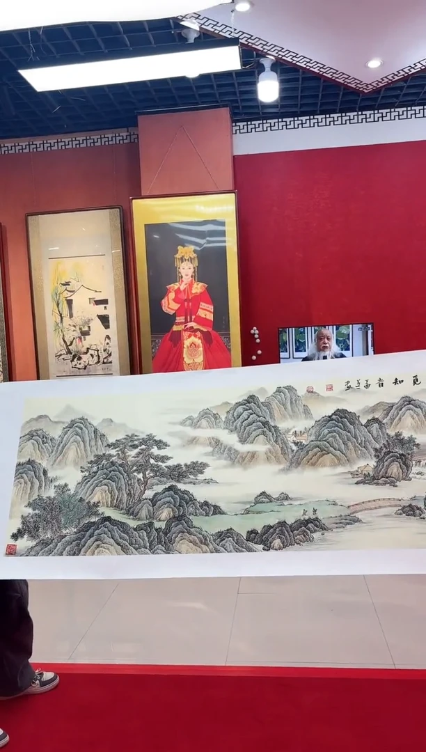 【闪购商品】国画国画道一老师亲笔绘画作品D74