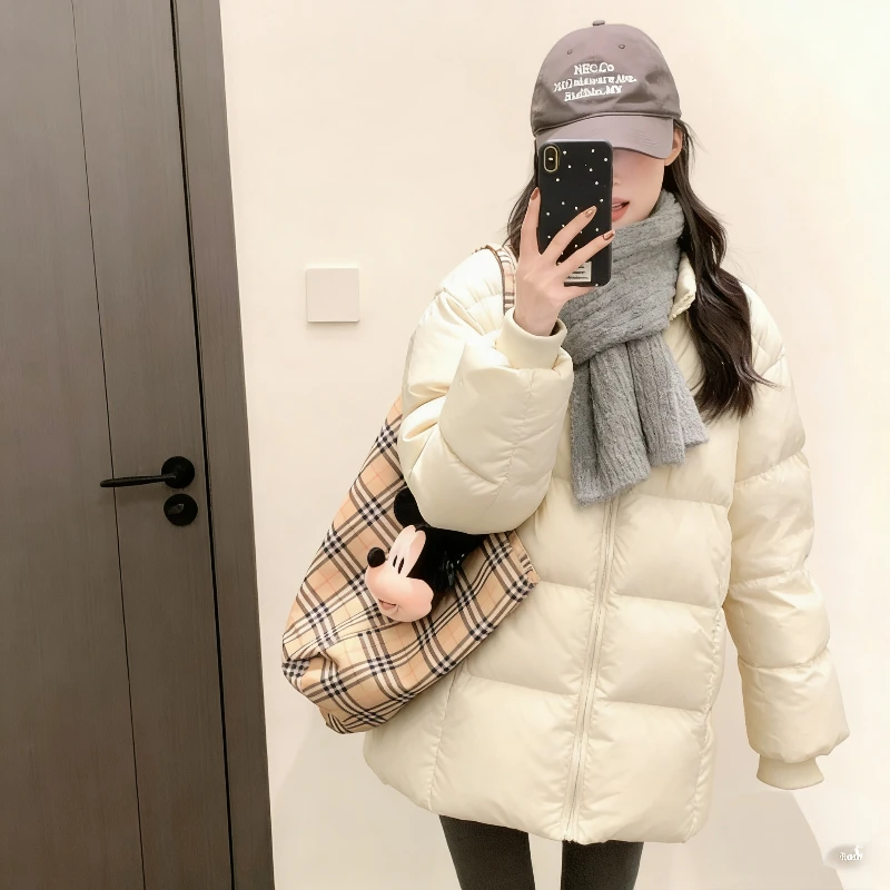 llz 运补6-8【503】2025冬季新款时尚简约高级加厚棉服外套女潮