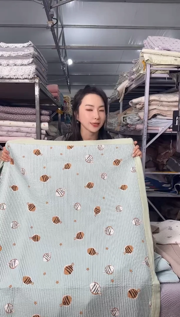 棉【8号】孤品 1.2*2.0 天丝床盖 3号 小鱼
