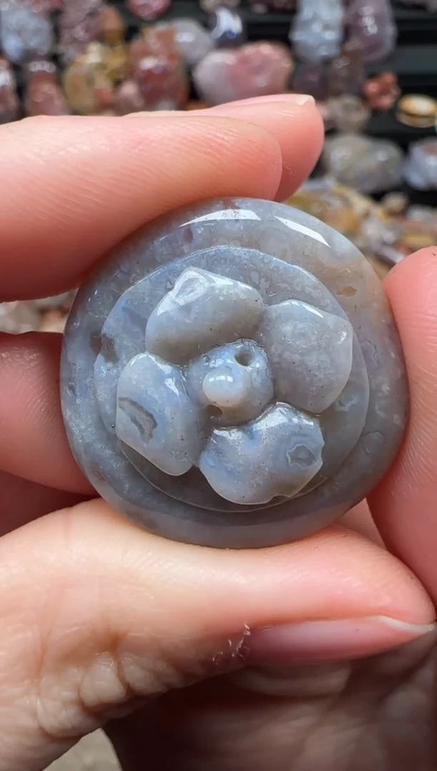 颈饰未镶嵌硅化珊瑚（珊瑚玉）714