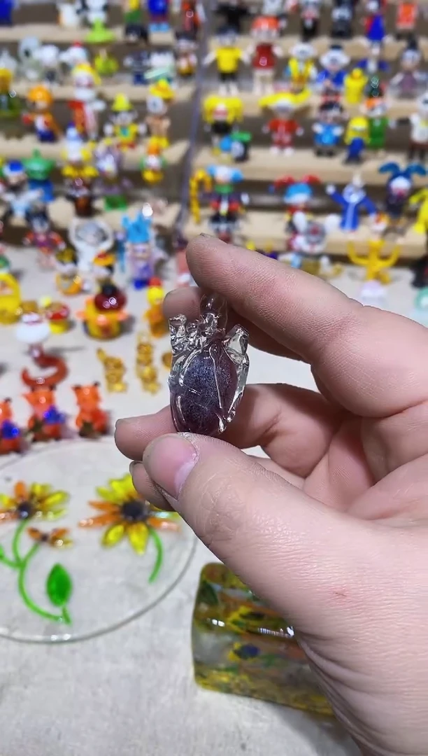 【闪购商品】琉璃手工艺品心脏