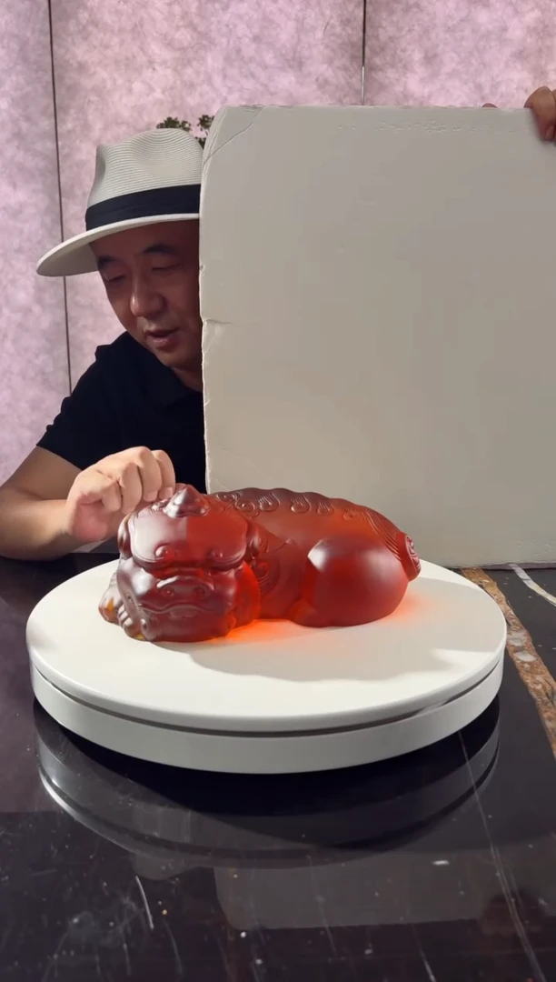 摆件璨石美学蜜蜡卧福貔貅