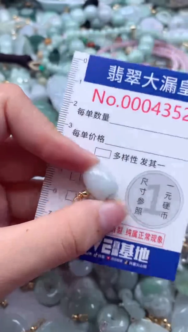 翡翠未镶嵌吊坠(不含链)4352