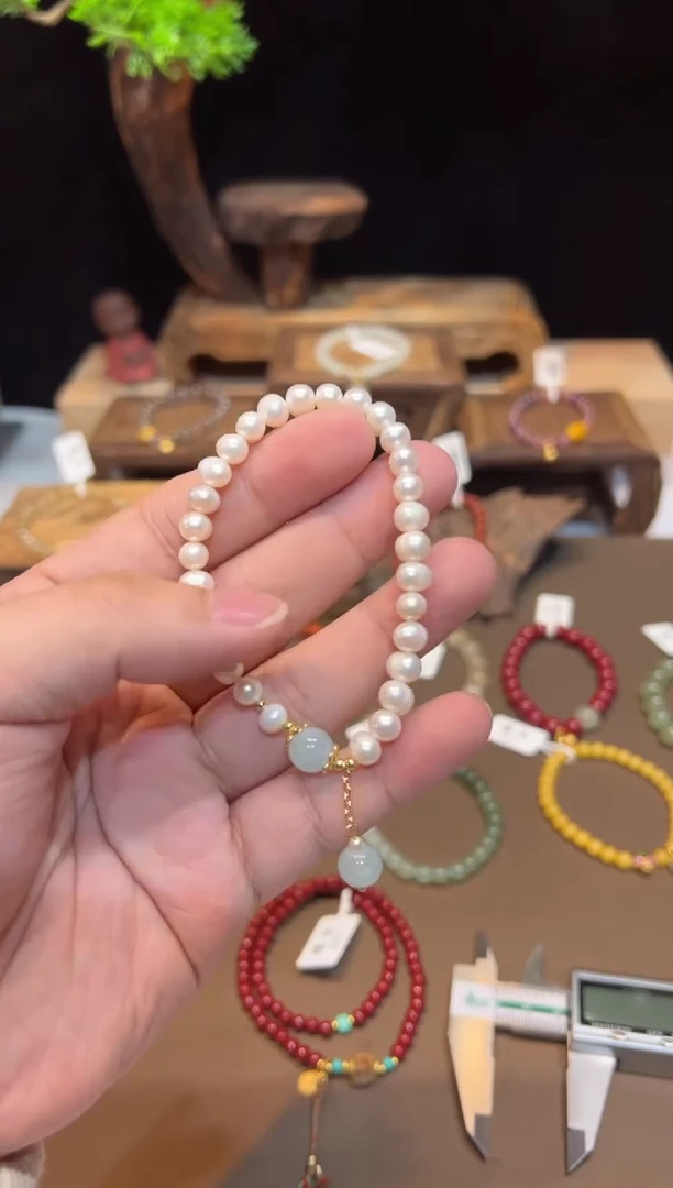 【闪购商品】淡水珍珠手绳未镶嵌手饰@@C2226