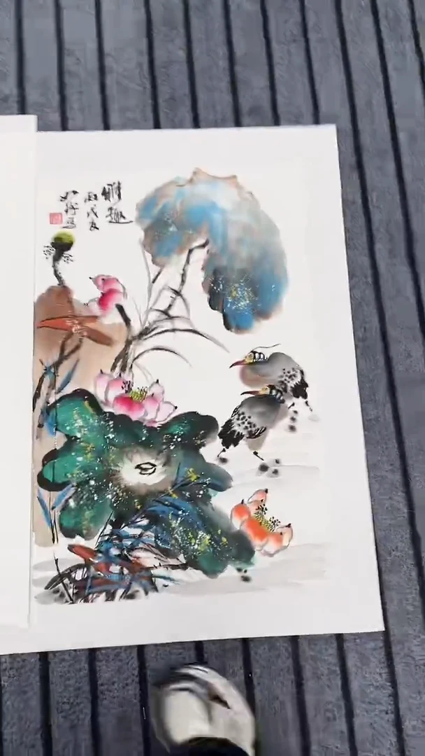 精品国画花鸟作品