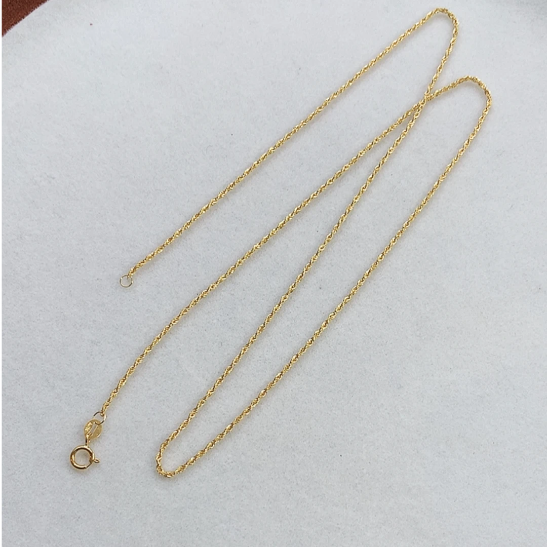 {阳阳珠宝}18K金精品麻花链-3466