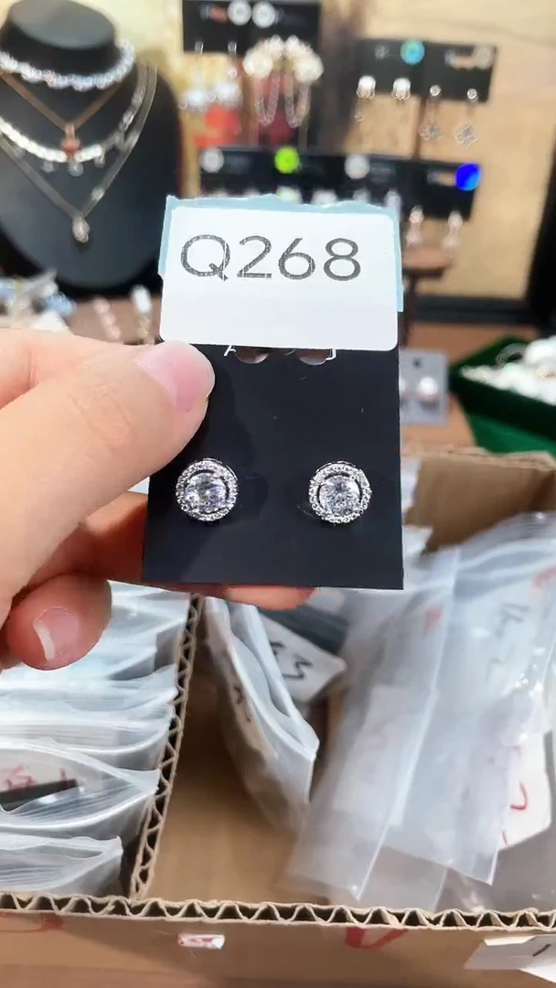 铜合金925银锆石Q268