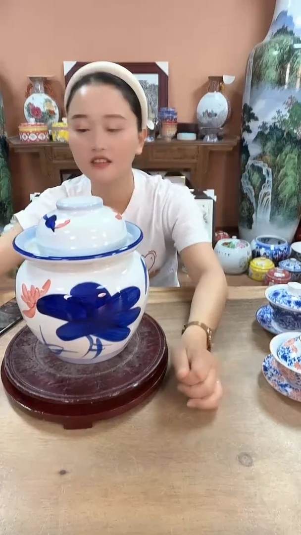 泡菜坛6斤景德镇陶瓷
