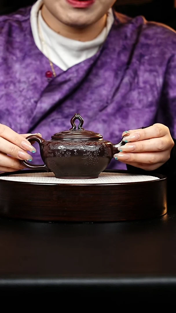 茶壶紫砂宫灯壶