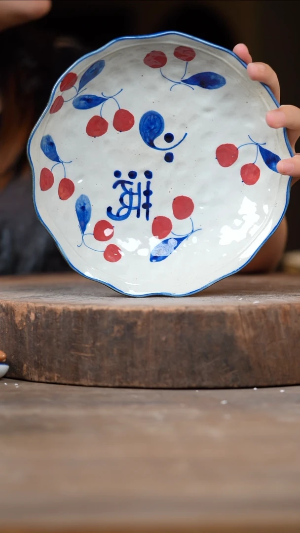 瓷片景德镇高温釉下彩（食品级）