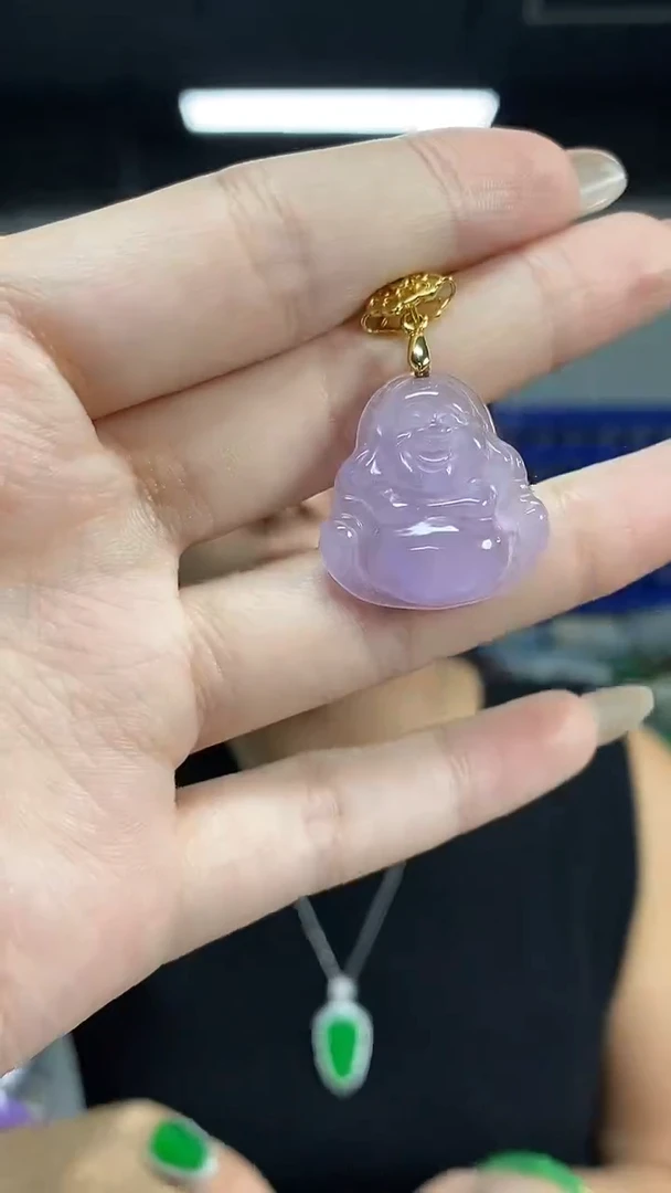 颈饰未镶嵌翡翠多样性发其一颜色微差