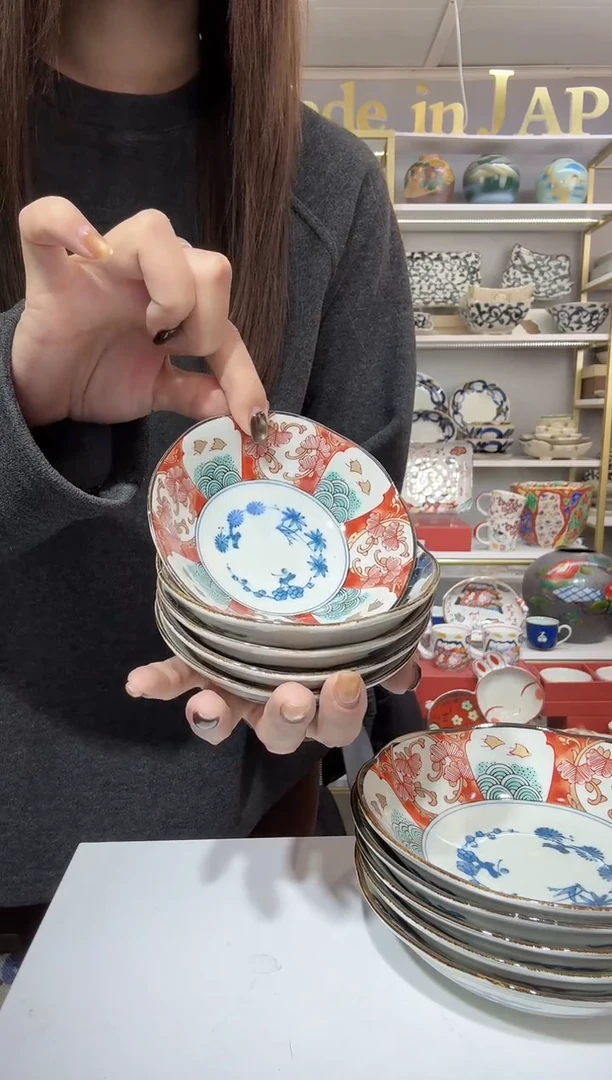 瓷春色满园11厘米小钵5只装（没盒）