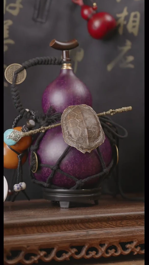 【闪购商品】147号精品天然大漆工艺防渗内胆酒葫芦~