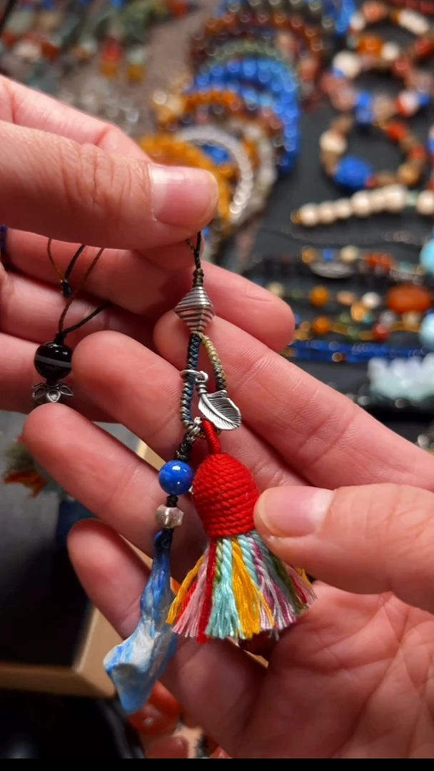 银S925镶嵌青金石滴流滴流