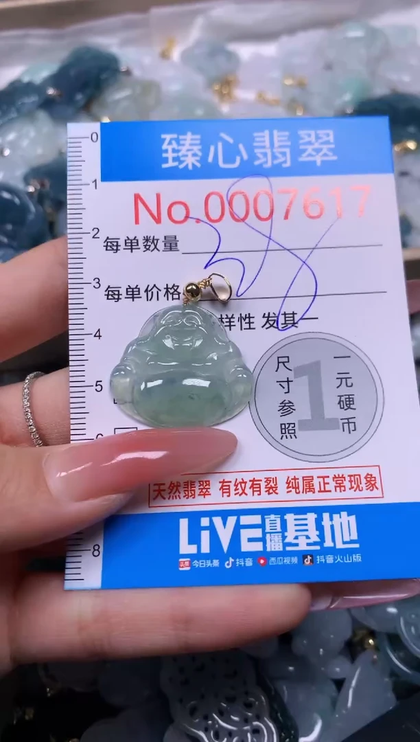 【闪购商品】翡翠颈饰未镶嵌含绳0007617