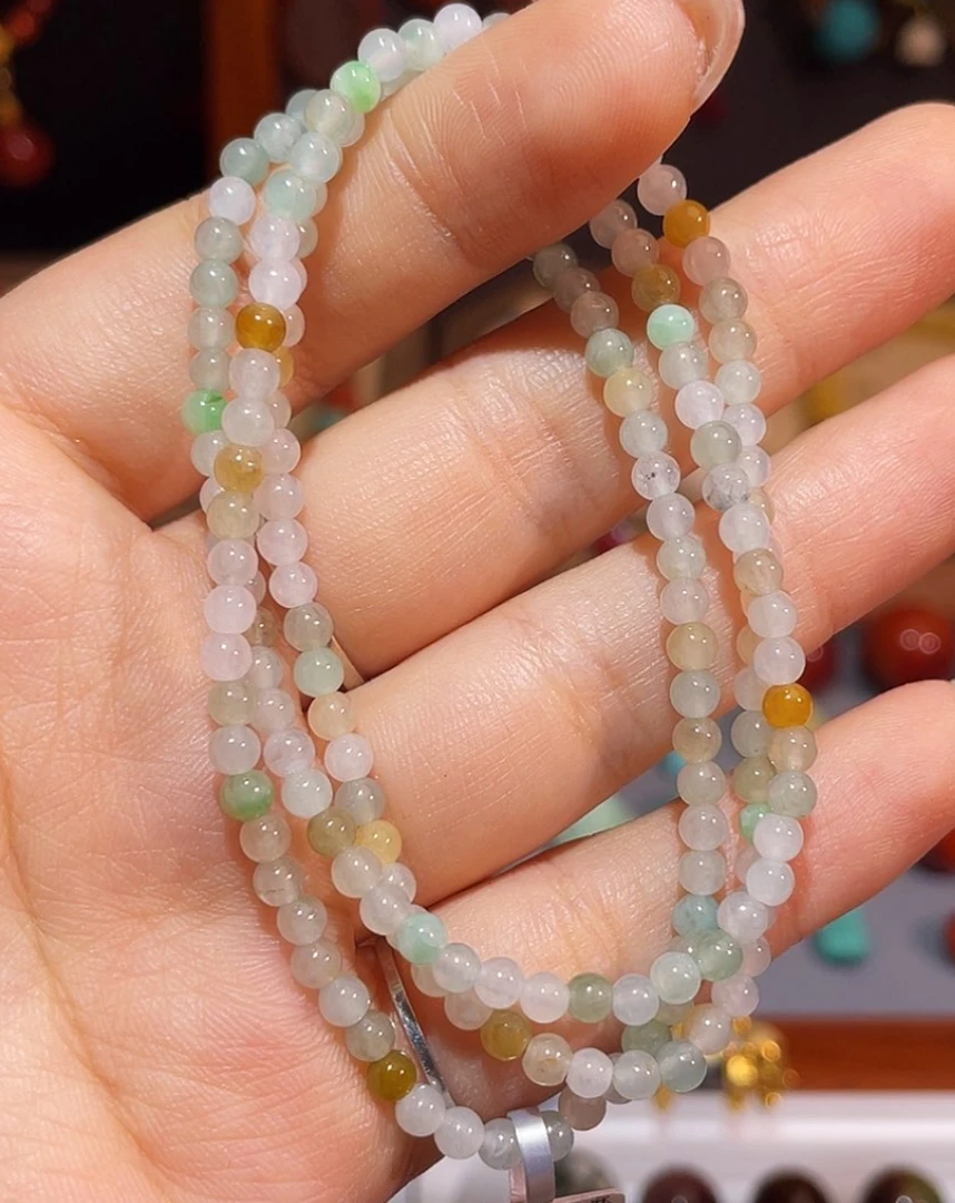 【左边婷姐】翡翠多圈手串（B1125）