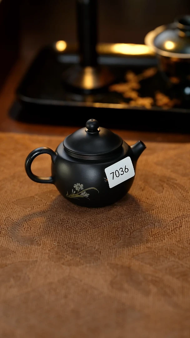 【闪购商品】雲梦茶器紫陶小壶7036