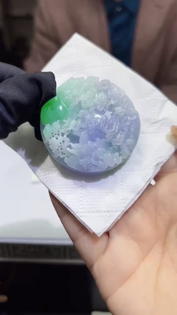 未镶嵌定制翡翠Z****淡32/1219/C/山水