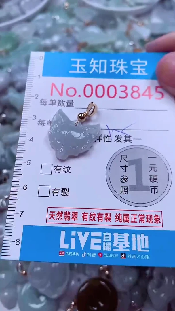 吊坠(不含链)未镶嵌翡翠3845
