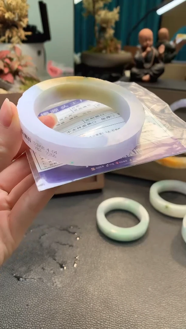 未镶嵌手镯定制翡翠晨*定制手镯不退不换