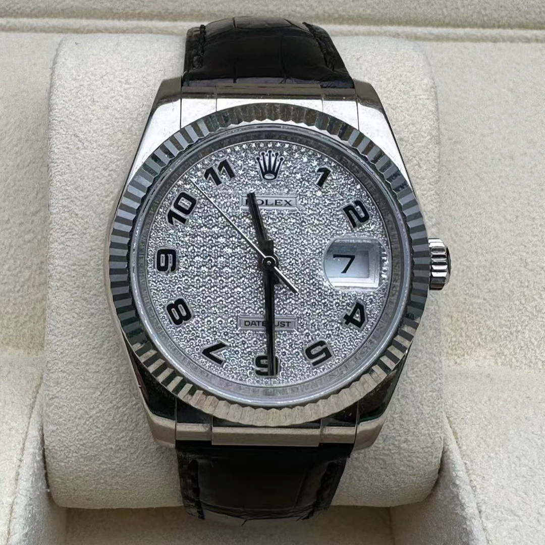 99新 Rolex/劳力士 日志系列m116139 隐藏款 数字盘原钻 二手全套