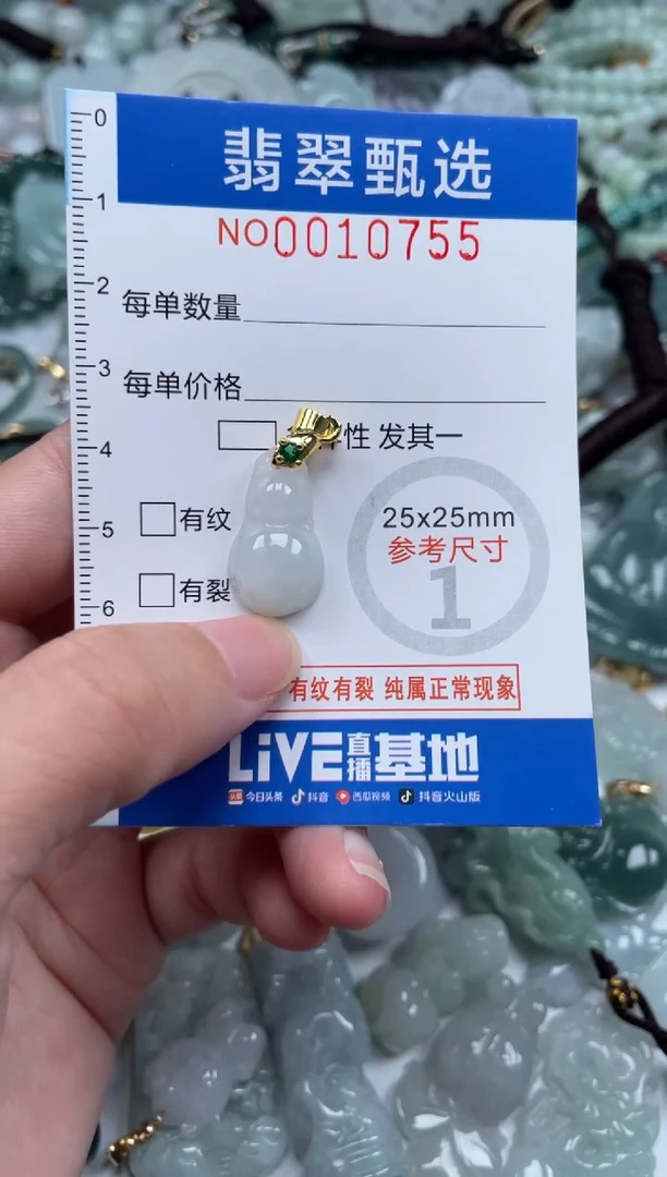 颈饰未镶嵌翡翠10755