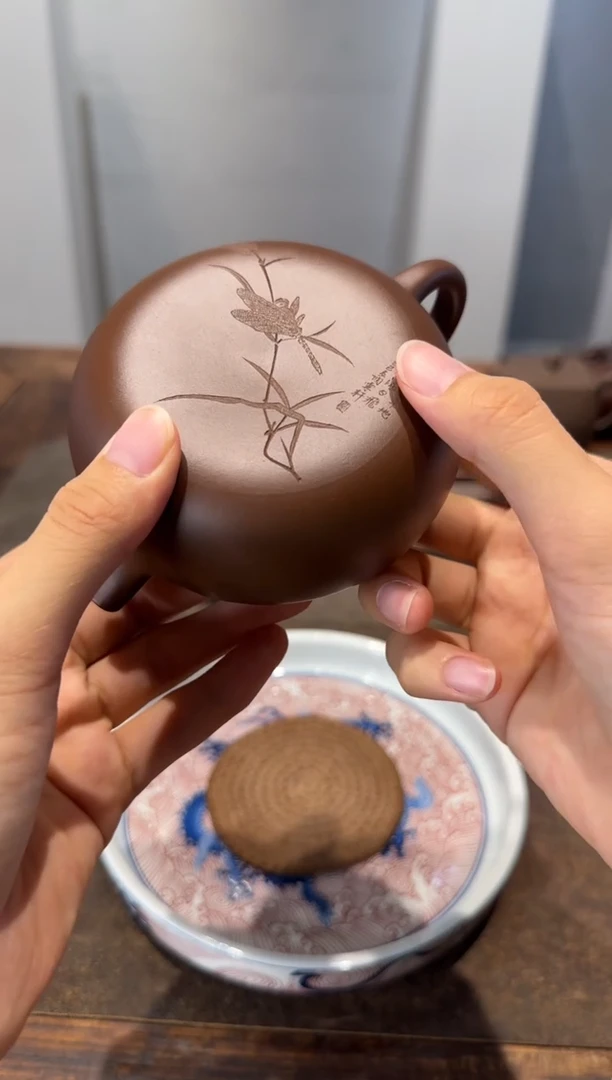 茶壶紫砂三*柿柿如意