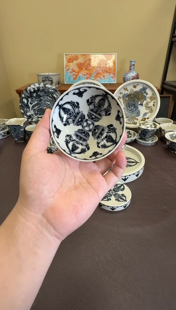 二号釉金刚杵普洱杯