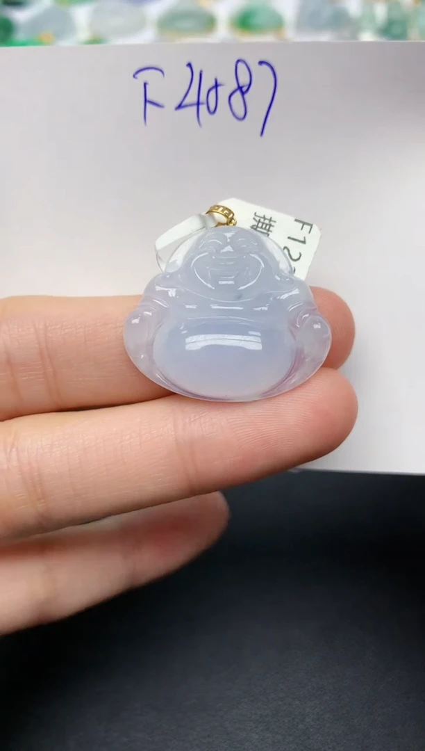 颈饰18K金镶嵌翡翠天然缅甸A货翡翠百元以上9元证书费自理