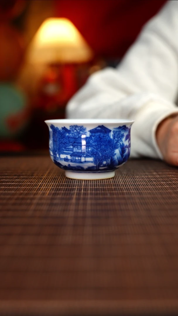 【闪购商品】杯朴真堂古法柴窑山水炉式杯