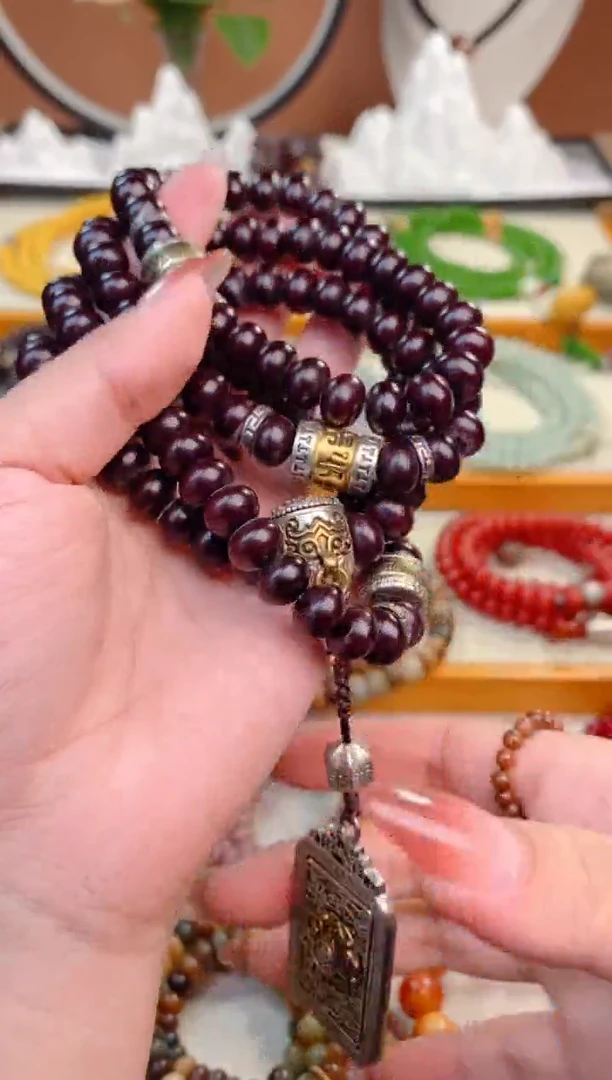 【闪购商品】菩提根/象牙果手串藏风回流无事牌108颗