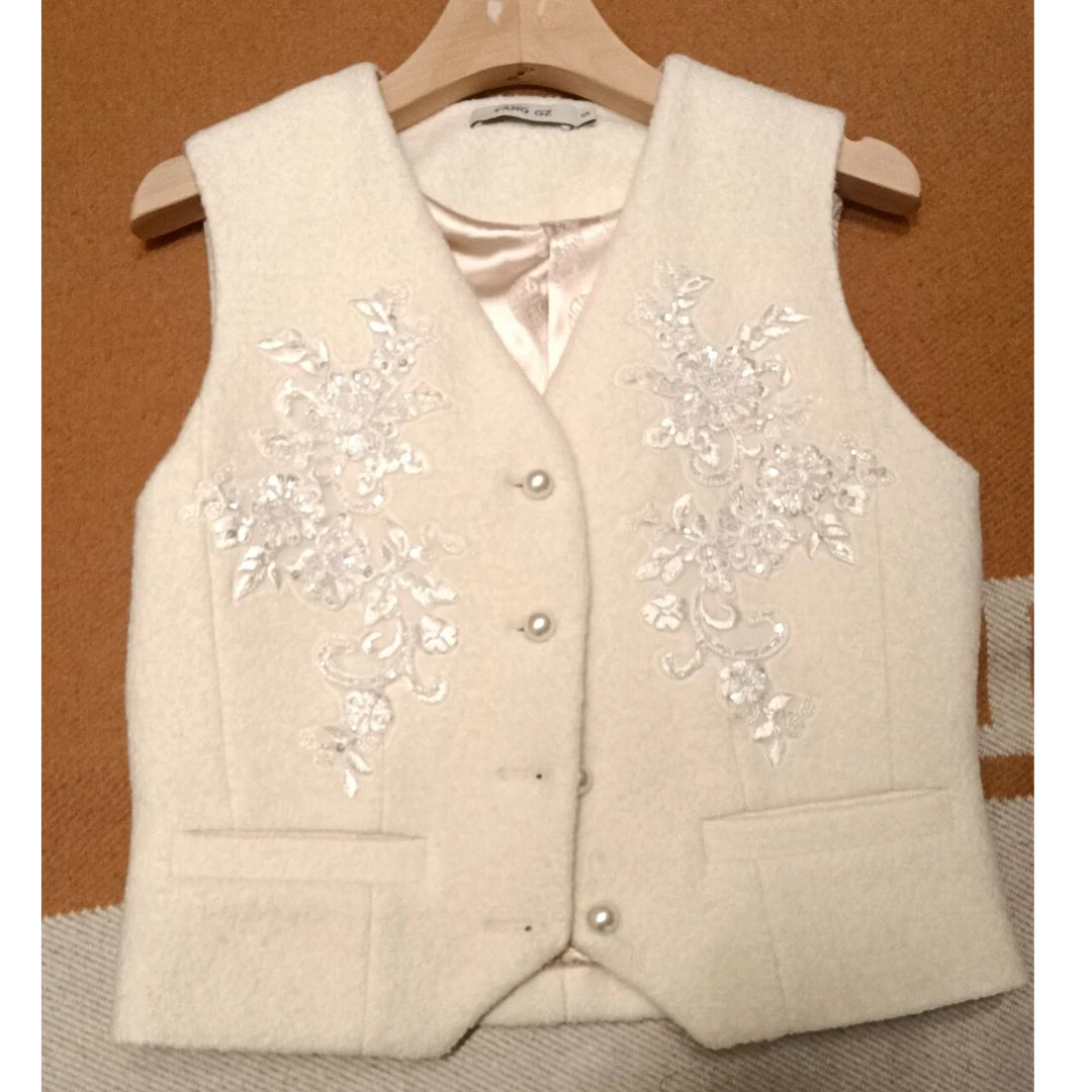 YANG GZ 清【】新中式国风小香风马甲女 GZQ130