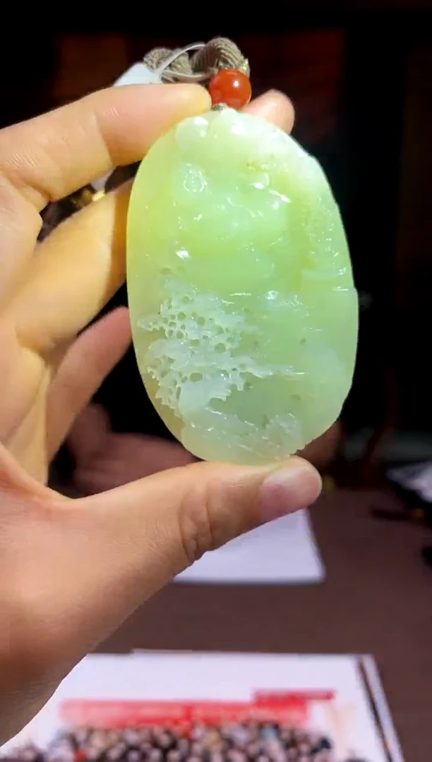 和田玉未镶嵌颈饰Q141