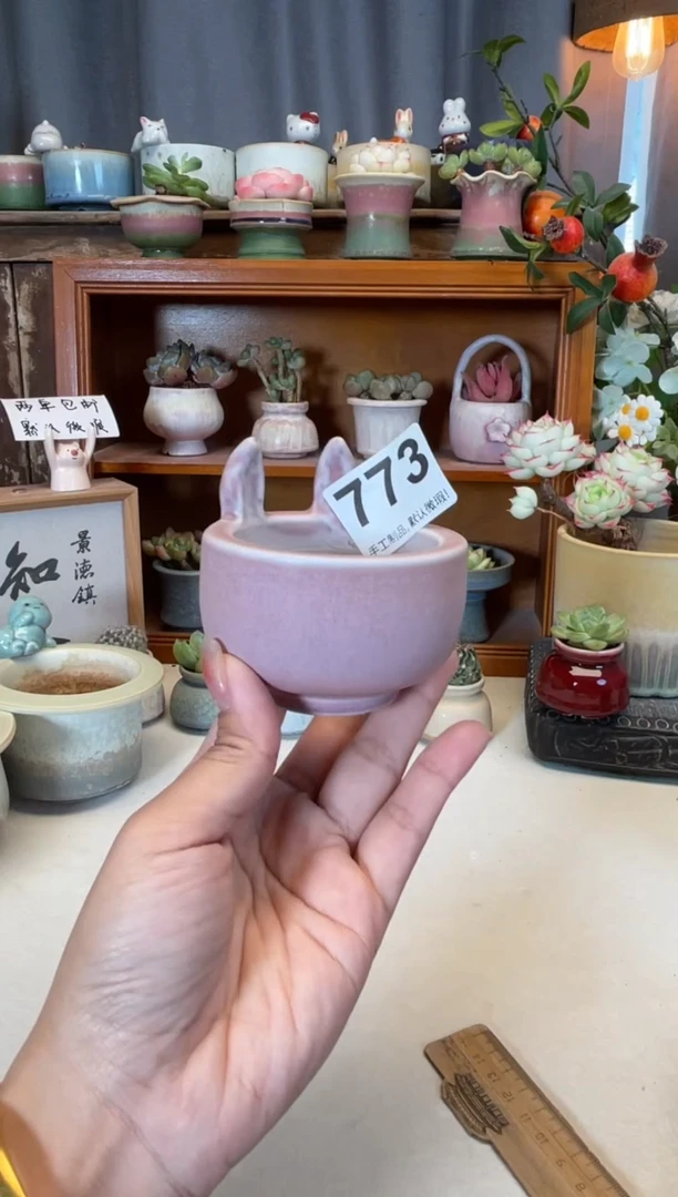 瓷片773知木小芳花盆