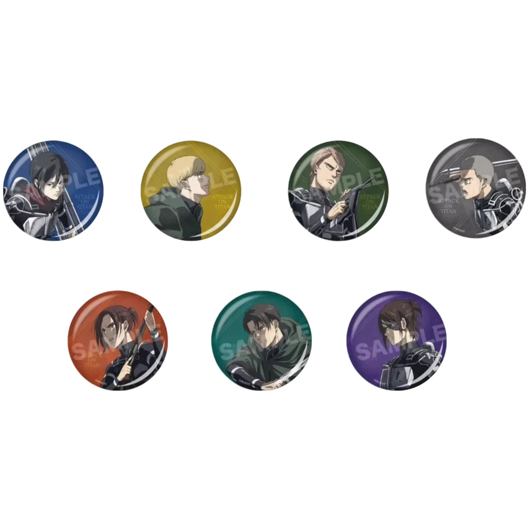 【拆包日谷】《进击的巨人》原画金属第一弹吧唧盲盒（代拆）