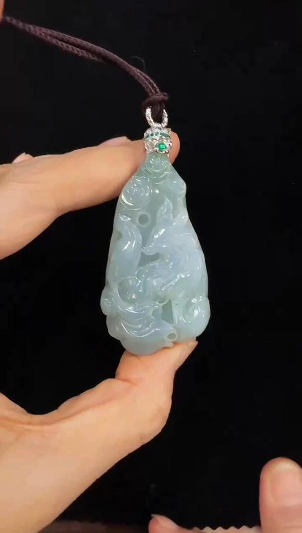 颈饰未镶嵌翡翠国风