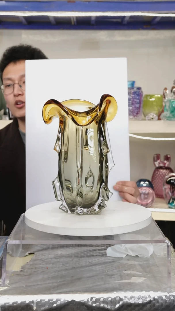 【闪购商品】琉璃高27精品琉璃正常手工痕迹