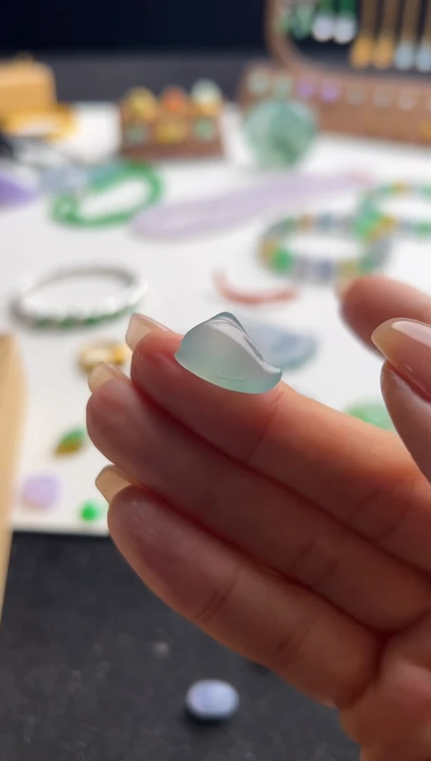 【闪购商品】定制翡翠未镶嵌蓝随行3600+360-xsz028