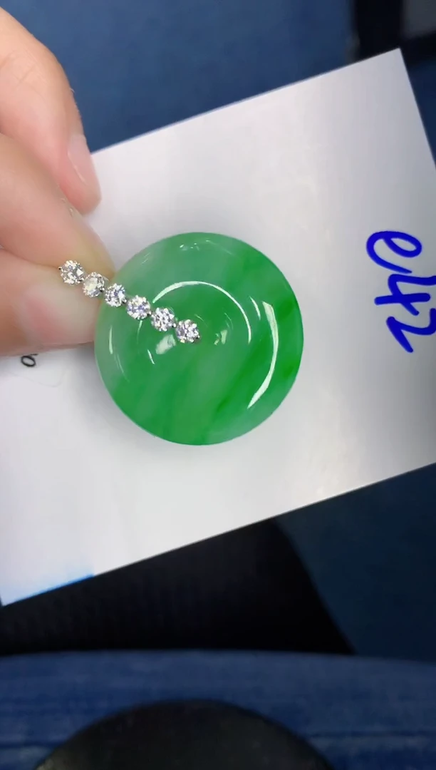 【闪购商品】翡翠颈饰18K金镶嵌000000000