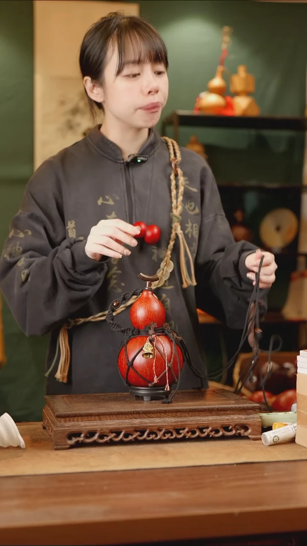 154号精品天然大漆酒葫芦一物一拍~