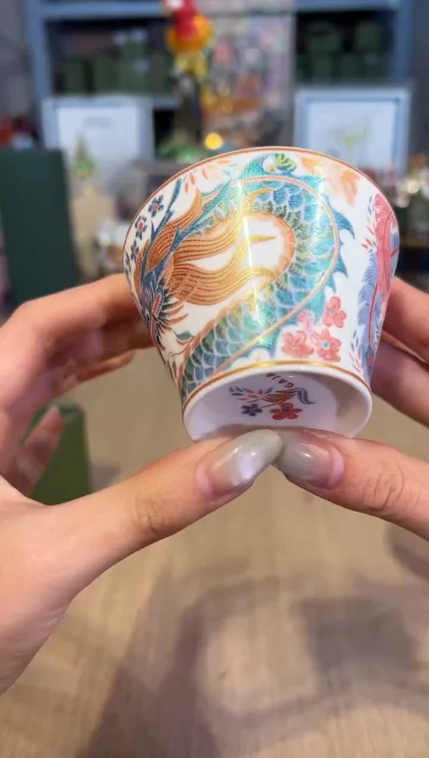 【闪购商品】杯115龙凤刺绣万花杯FFF