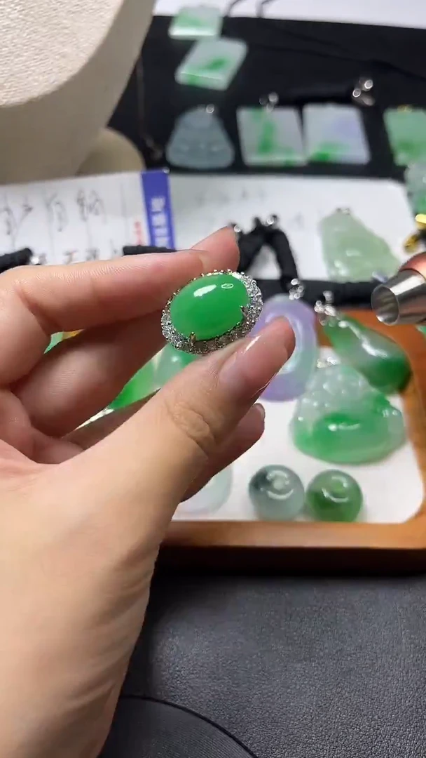 颈饰未镶嵌翡翠所见即所得 一图一物