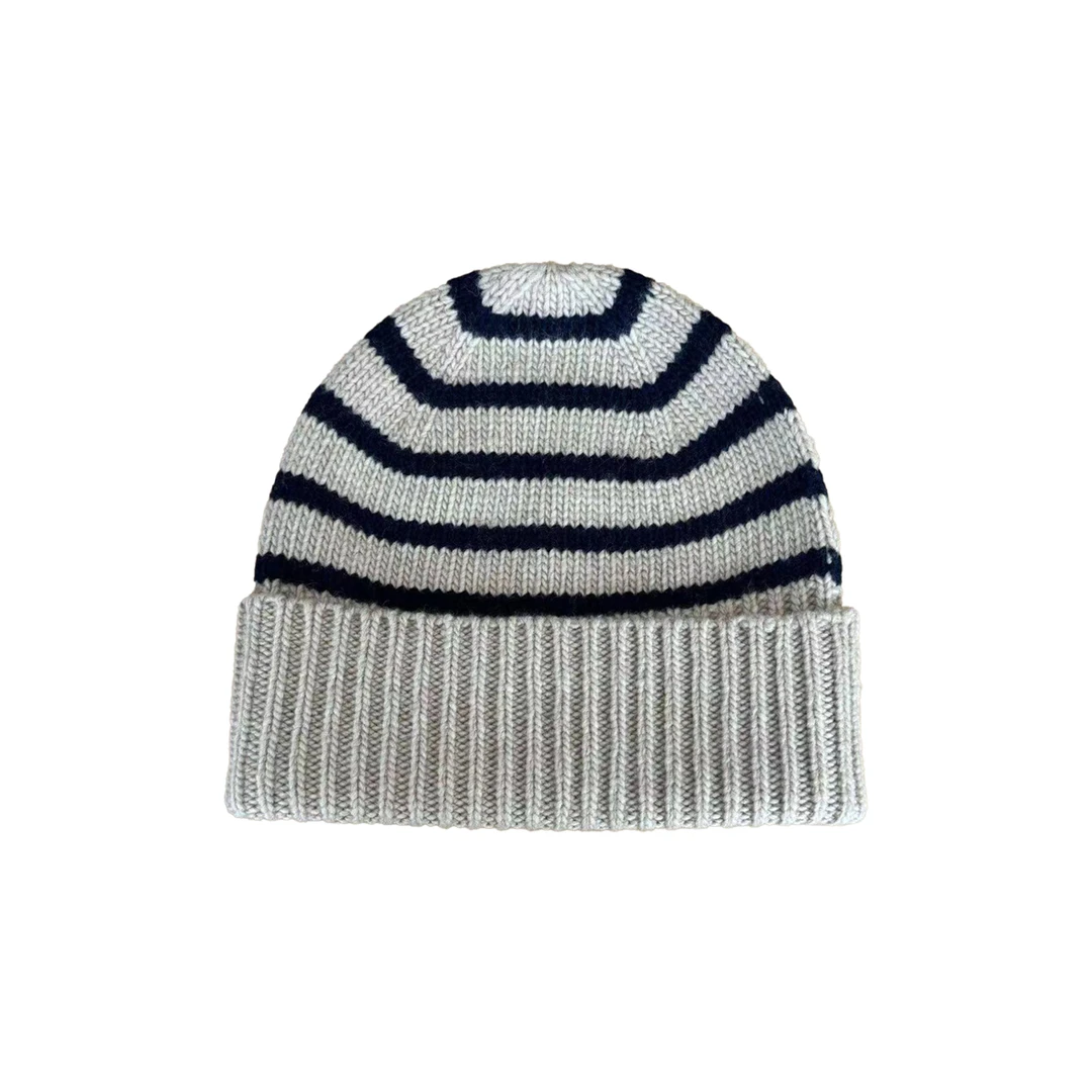 MEI0502  100羊毛夹色手套帽子 33081