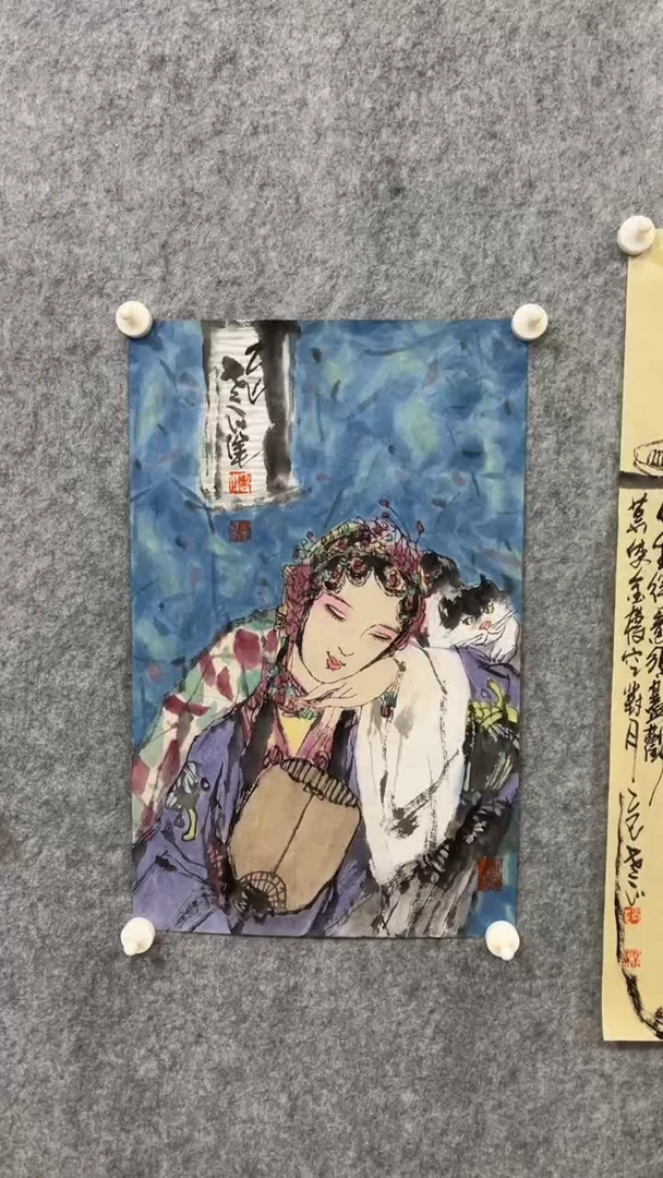 国画精选   这副很不错