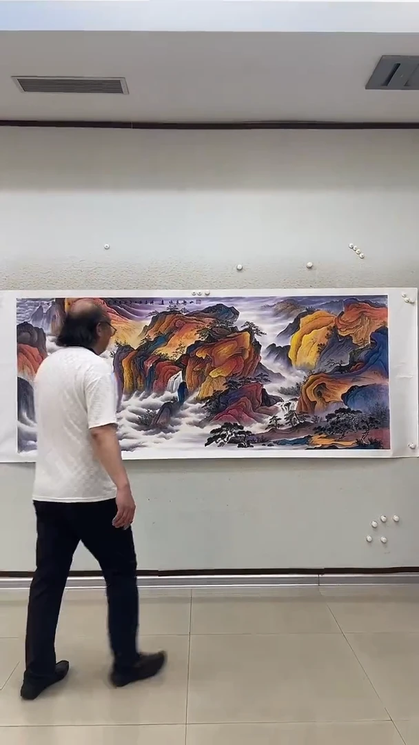 油画国画 宣纸 约100-240厘米-9